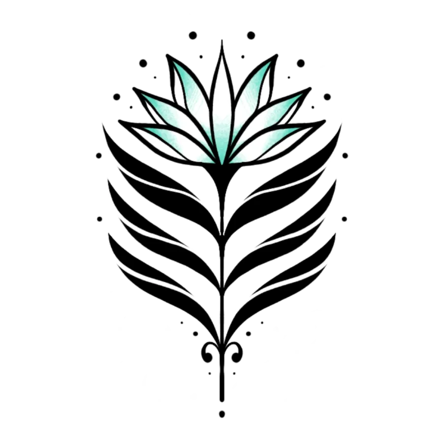 Motif flash onirique prêt à tatouer